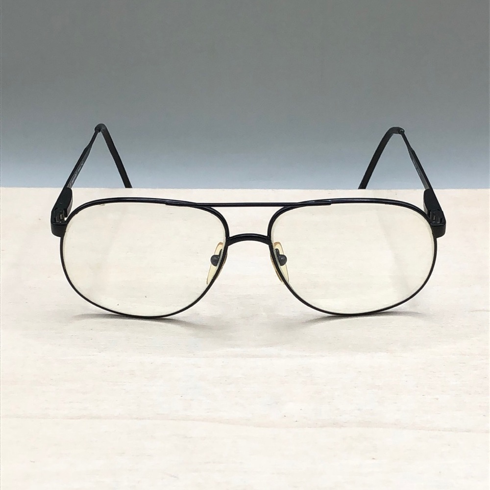 Vintage Marcolin 6002-B4 Glasses FRAMES ONLY 60-15-145 Black Oversized Italy